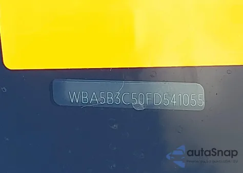 2015 BMW 535I xDrive из США, поврежденный, VIN WBA5B3C50FD541055